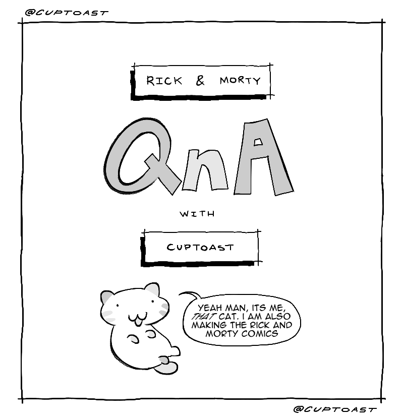cupTWOst's tweet photo. QnA for my #RickandMorty comics! 

(1/7) https://t.co/10DikAwVQN