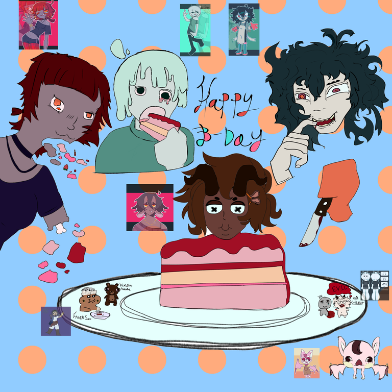 HighDosage69's tweet photo. A BIT EARLY BUT HAPPY BIRTHDAY ART 

[also my 1st fully colourd art peice] https://t.co/WoJihZ6Jxf