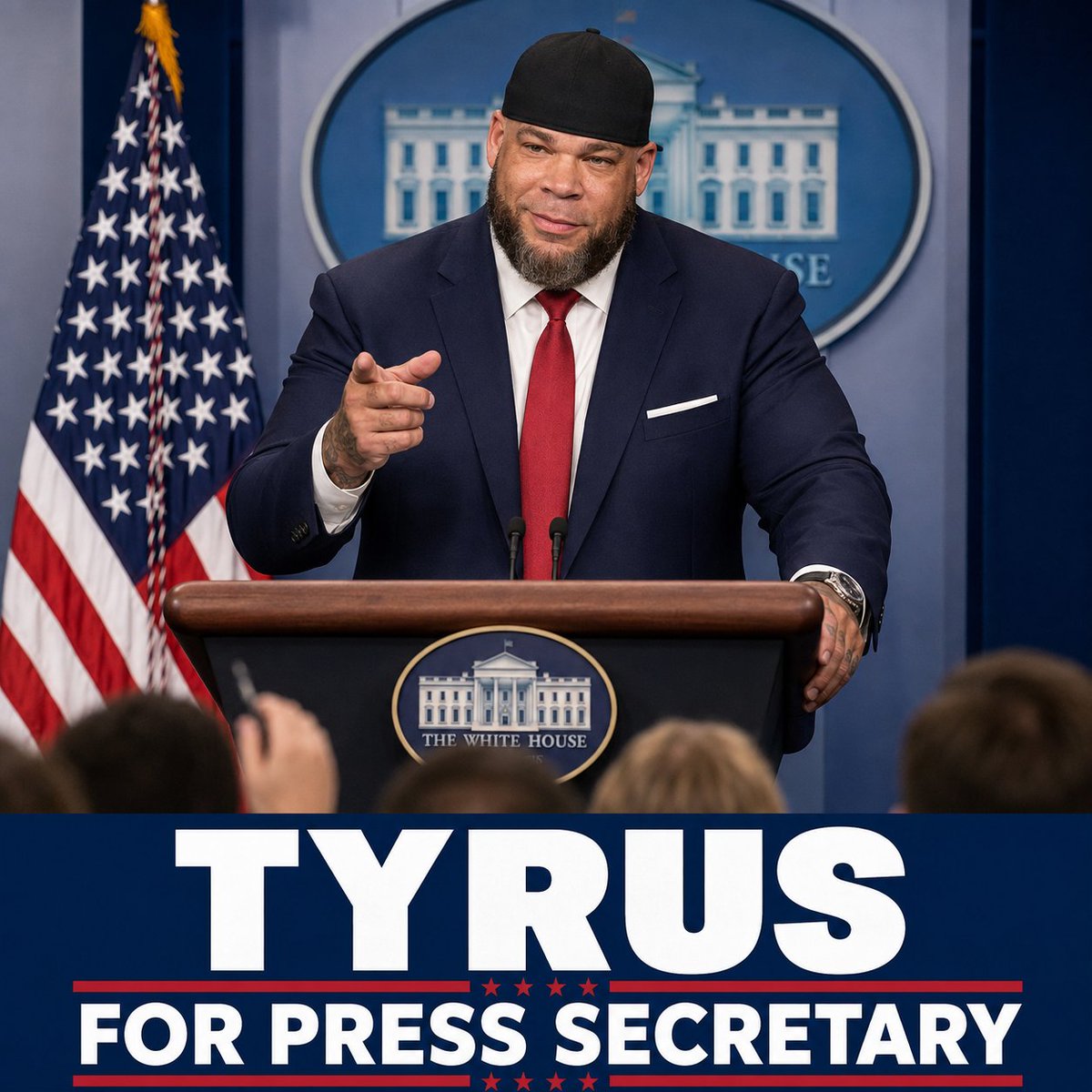 LJenkinsIII's tweet photo. I still think this needs to happen @PlanetTyrus could you imagine the Press trying something with him up there? LOL
@POTUS @VP @GuntherEagleman https://t.co/syIdOE0RQu