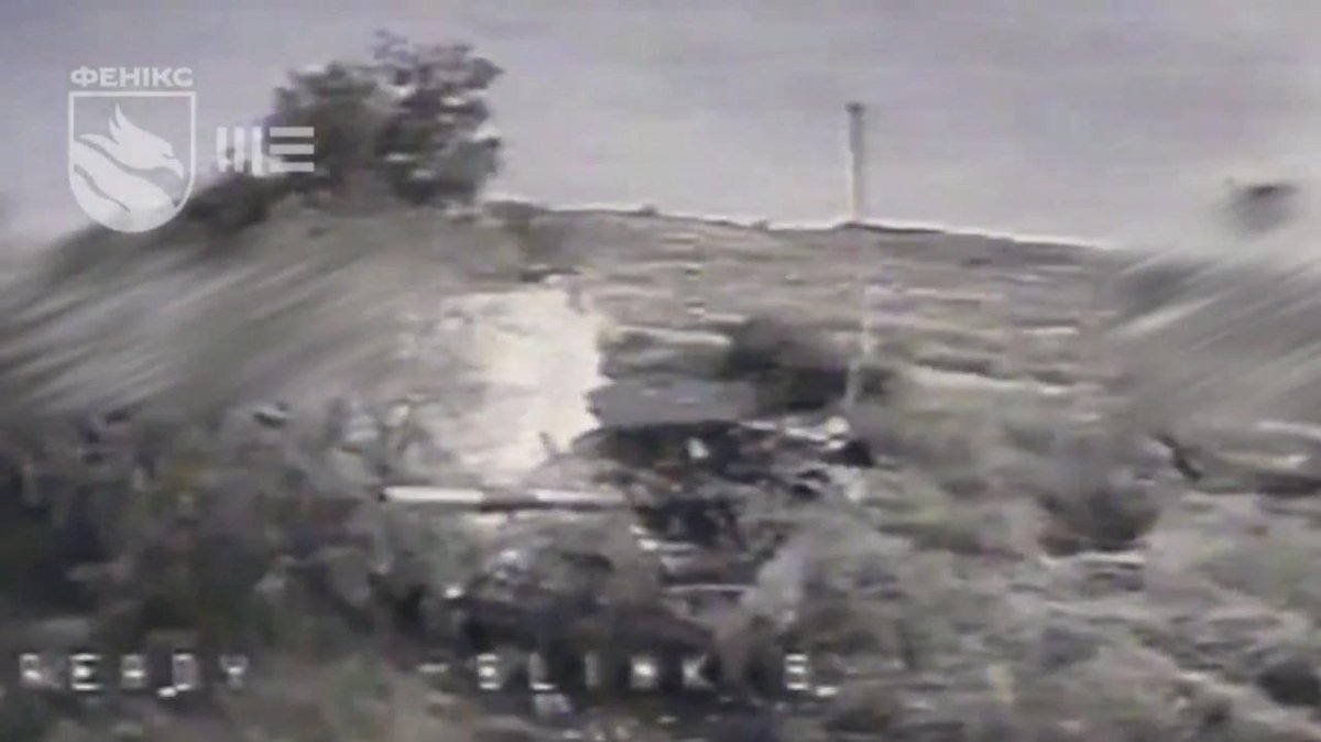 LostWarBot's tweet photo. [New 🇷🇺 loss detected]

July 22, 2026. Destroyed Russian T-72B3A tank No. 1 with a protection cage grill near the village of Shakhove, Donetsk Oblast. 48.459253, 37.350268 (https://t.co/i9g9abjc73) https://t.co/lHR6d0IBua