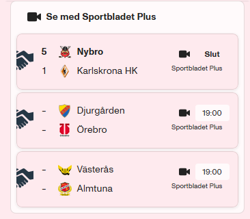 EmilF91's tweet photo. Vad är grejen att ni inte kan uppdatera live score från era egna sändningar? @sportbladet https://t.co/tsPXIhORQt