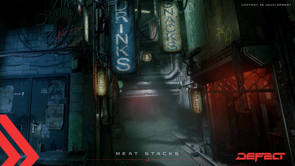 playdefect's tweet photo. Under flickering neon signs, a suffocating darkness hides a population being pulled apart at the seams.
#DEFECT #Independent #GameDev https://t.co/FtpEbX1ywG