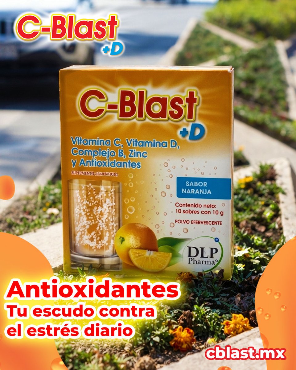 c_blastmx's tweet photo. El estrés, la contaminación y el ritmo acelerado de la ciudad generan radicales libres que envejecen tus células. 🏙️💨 Los antioxidantes de C-Blast+D actúan como un ejército interno que protege tu piel, tus células y tu vitalidad desde el primer sorbo.

https://t.co/yGYJwhkQFs https://t.co/jXujS5oWX3