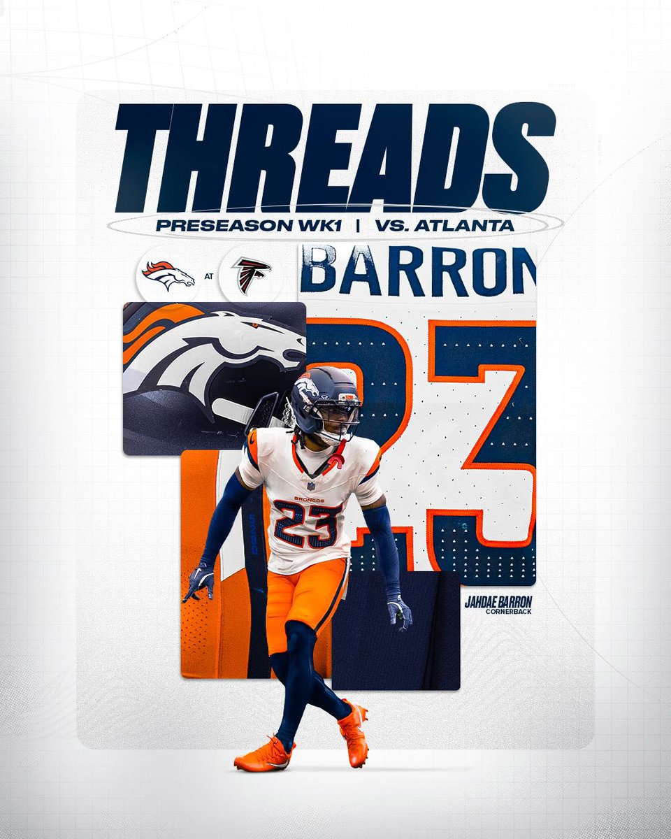 fashion_nfl's tweet photo. Navy-white-orange is my favorite Broncos road look.  Triple Mismatch Club royalty. https://t.co/0k6Cxclj5h