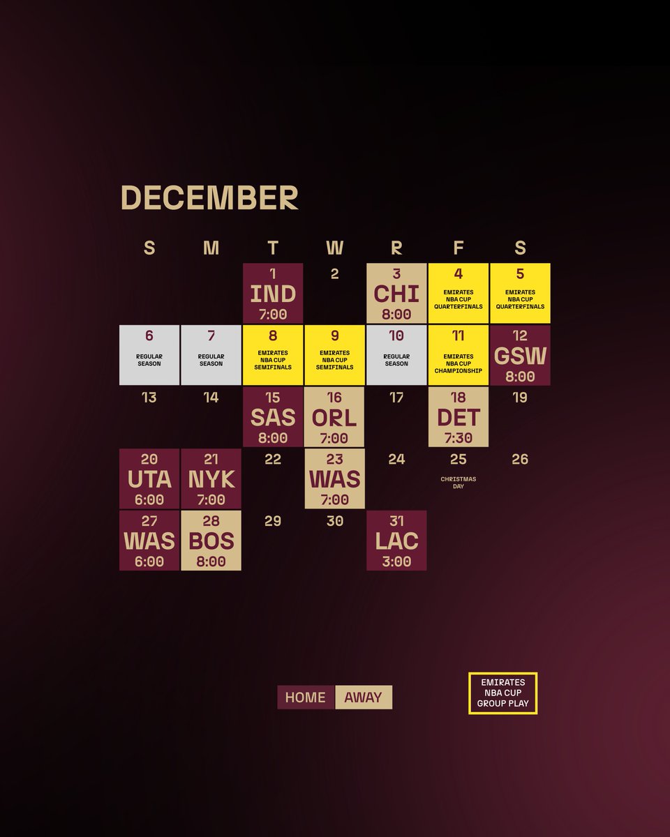 cavs's tweet photo. THE 2026-27 SCHEDULE.

@seatgeek | #LetEmKnow https://t.co/mv3BYZNElC