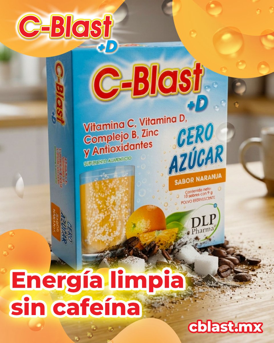 c_blastmx's tweet photo. ¿Sientes taquicardias por culpa del café? 🫀 Pasarse de la raya con la cafeína solo te deja más cansado después. El Complejo B de C-Blast+D transforma los nutrientes de tus alimentos en energía limpia.🔋🫧

🛒 Cómpralo en https://t.co/yGYJwhkQFs

#ComplejoB #CBlastD #DLPFarma https://t.co/fGk35qn9pv