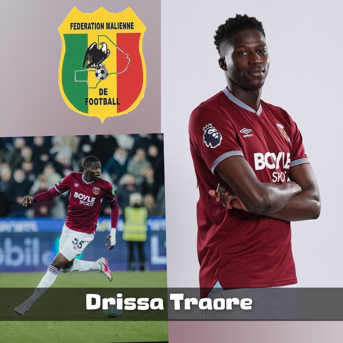 DrissaTrao14806's tweet photo. 🚨 ALERTE AIGLES 🦅  
Da Silva négocie avec Mohamadou Kanté "Kamou" de West Ham !  
Dossier en cours.  
*Le petit est ouvert, il veut venir* 🇲🇱  
Da Silva + Samba Sow au travail.  
#AiglesDuMali #FEMAFOOT https://t.co/DRMtoukeCp