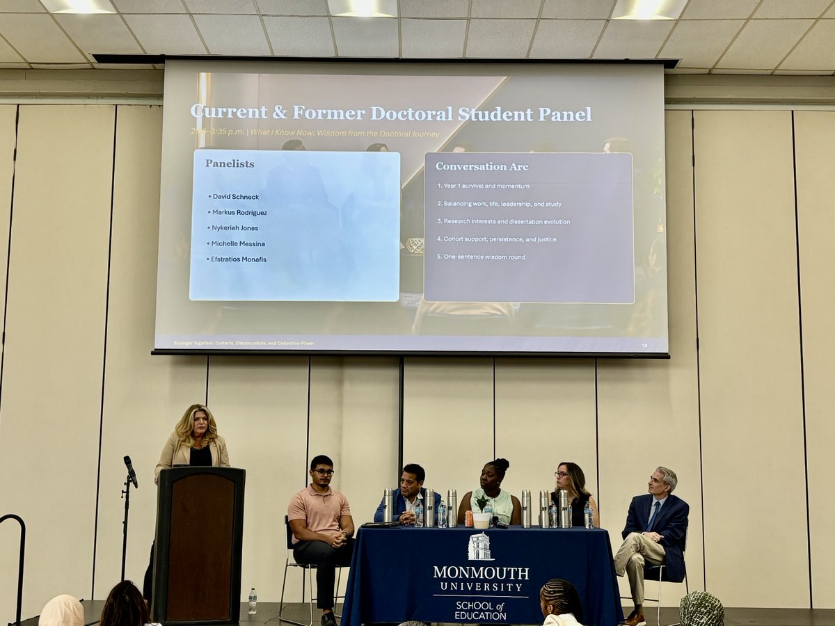 DrGeorge_MU's tweet photo. Monmouh University Doctoral Program in Educational Leadership Summer Institute #MUEdD #MUSOE  #FlyHawksFly https://t.co/nLcoMVKcg8