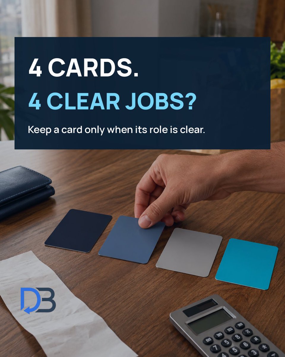 dirhamsback's tweet photo. 4 cards. Only 1 used?

A card without a clear job adds another due date, cap and rule—not automatically more value.

Can you name one job for every card: yes or no?

#UAECreditCards https://t.co/i0Fcsm3Xil