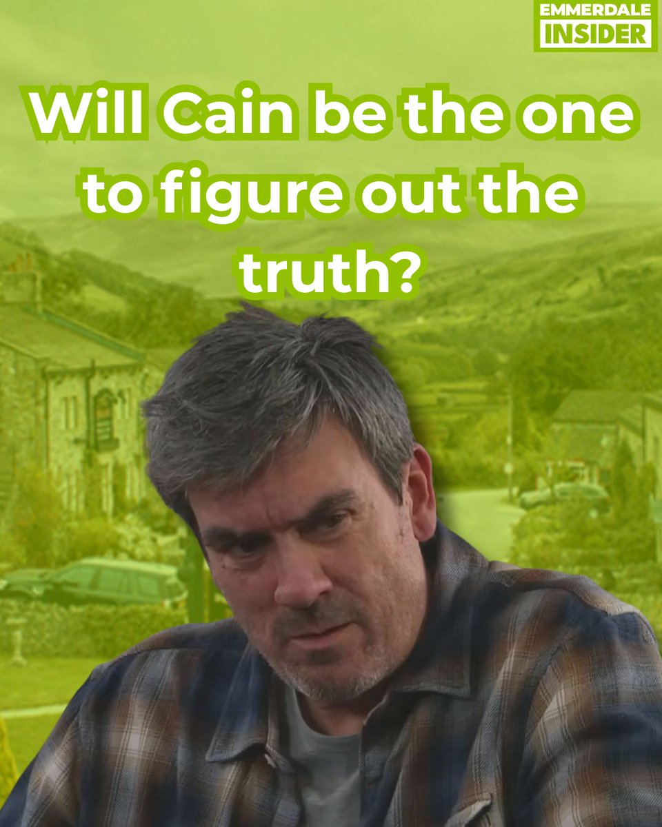 EmmerdaleInside's tweet photo. He knows something isn't right... #Emmerdale https://t.co/o3t0XcaTML