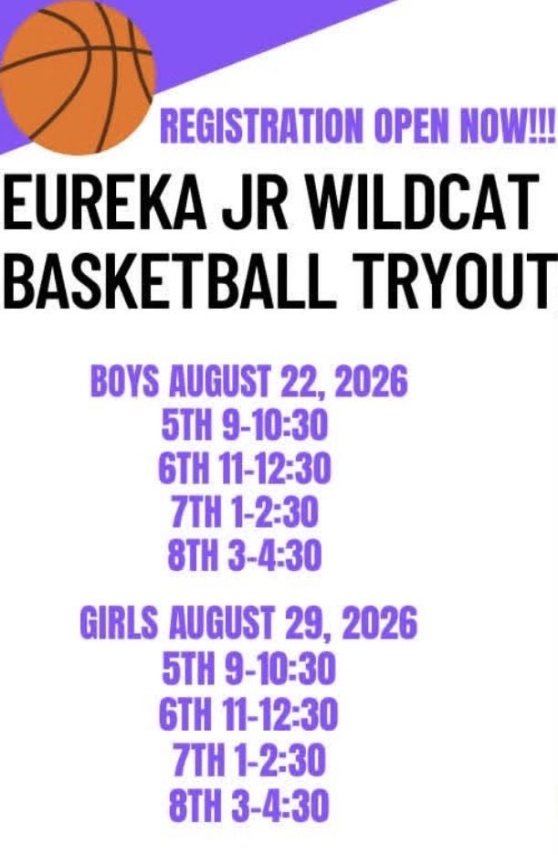 ehsjrwildcats's tweet photo. 🚨 please disregard any changes to boys and girls tryouts in TeamBot! There is a glitch in the system! Tryout times have NOT changed. They are still the same as posted below! https://t.co/T159JlA3GN
