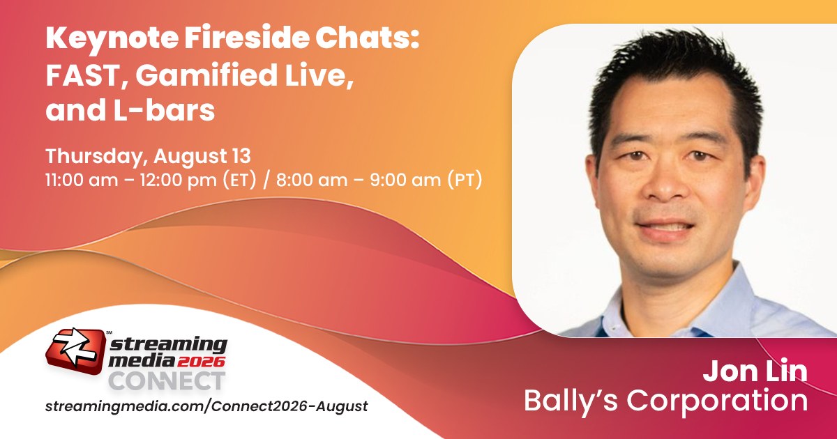 StrMediaShows's tweet photo. TUNE IN TODAY - How are FAST, gaming, and live sports evolving together? At #StreamingConnect , Jon Lin of Bally's Media joins Brian Ring to discuss monetization, programming, and live streaming innovation. Find out more and register at our link. https://t.co/Cvc2xigkIJ