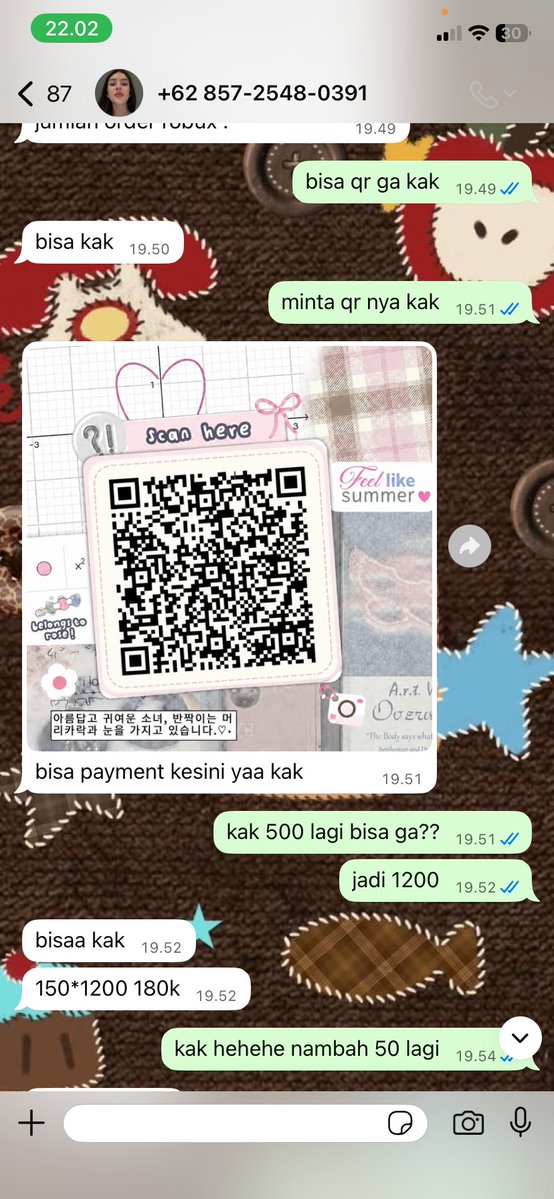 queed's tweet photo. HELP RT SCAMMER ROBUX NICK AUFA
qris atas nama MITRABL819021 hati hati orangnya masih berkeliaran sampe sekarang, gonta ganti nomor dan akun https://t.co/pN4JfbEW9v