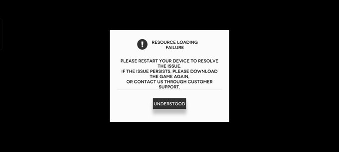 Gaurank_x's tweet photo. @ArknightsEN Android app showing problem. https://t.co/MJVYgJ7LQW