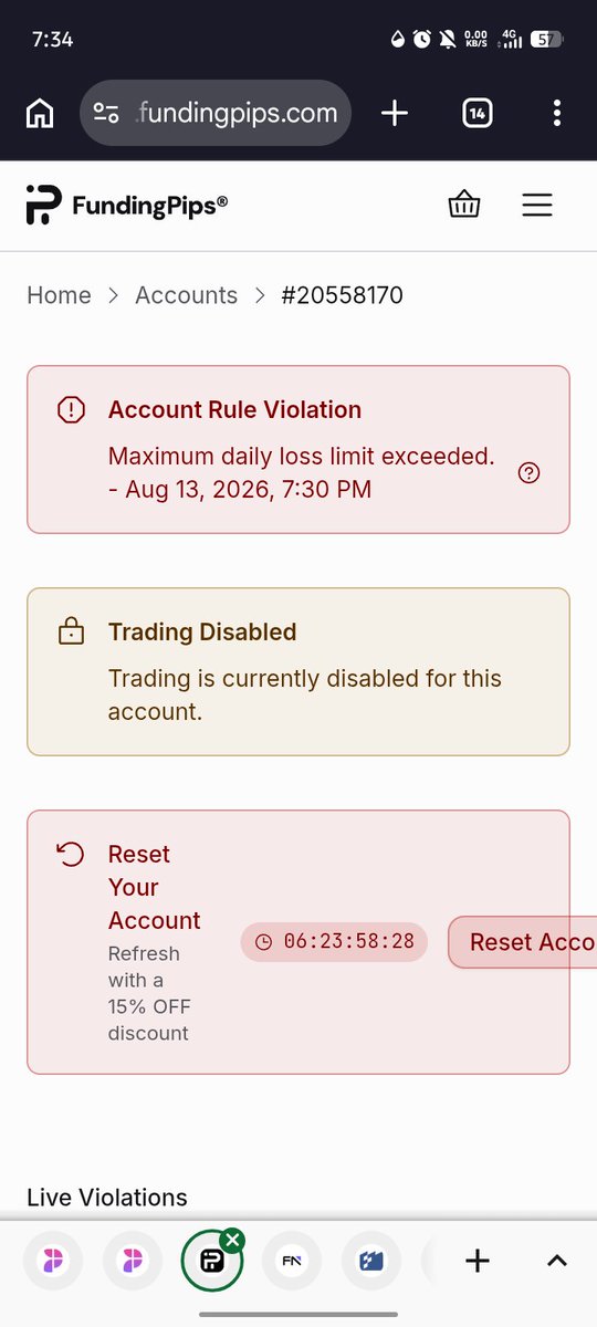 muhammadzalan56's tweet photo. @Khldfx  @avikkfp  please sir help me today I lost my last account I lost multiple account 
 I place my stop loss at 4363.93
But market executed it on 4359.81
Because of this I hit my daily loss 
Please sir @avikkfp help this account is my last chance 

@Khldfx @avikkfp @ronna256 https://t.co/tsoLfRbIO7
