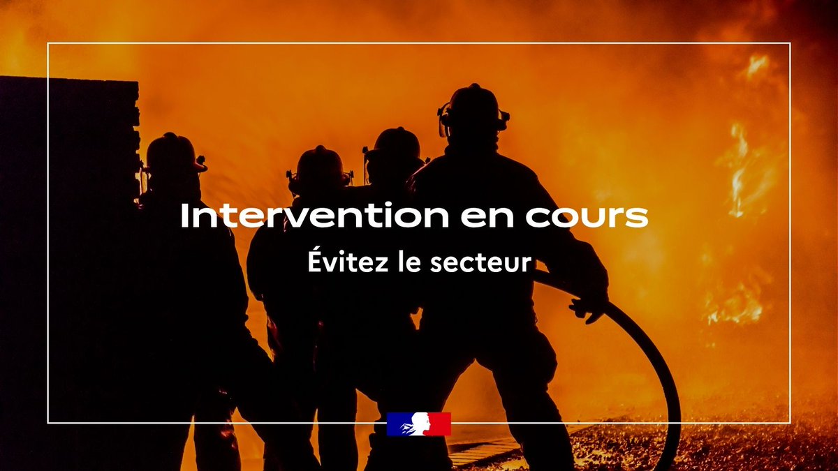 Image de Préfet des Pays de la Loire et de Loire-Atlantique - #Incendie | Un incendie est en cours à Guérande, à proximité du camping Domaine de Léveno. Les sapeu