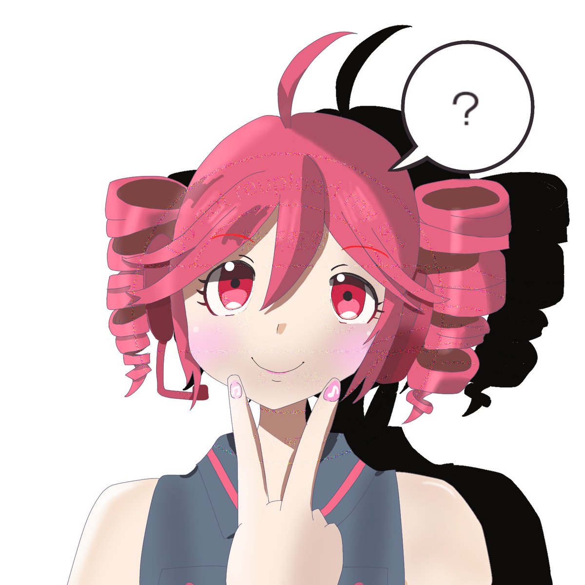 p__esi's tweet photo. リクエストされてたヤツ完成
重音テトを描いて欲しいというリクエストでした https://t.co/TP2yOnHrfj