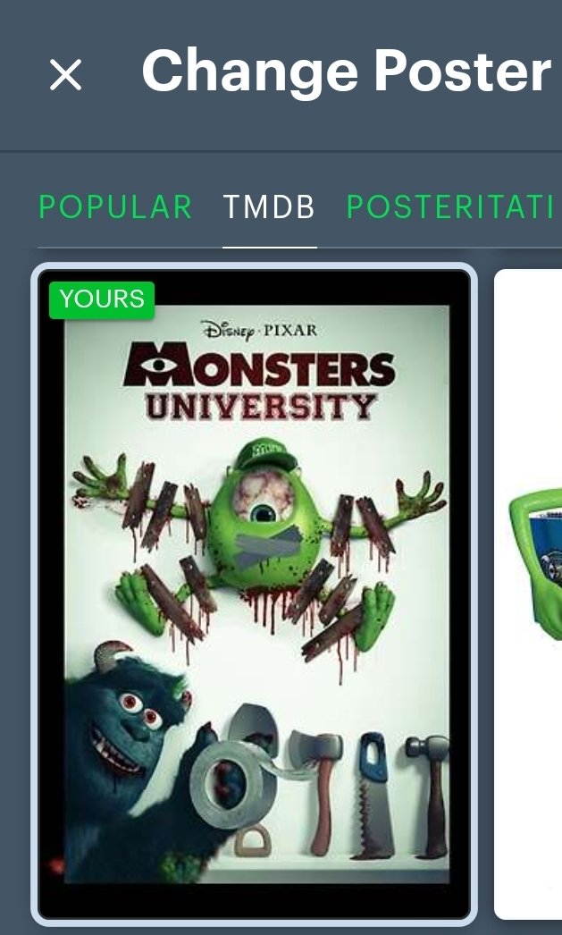 CrazyGamerInc's tweet photo. Found this fuckass poster for Monsters University on Letterbox 👀👅 https://t.co/THhMG4w64V