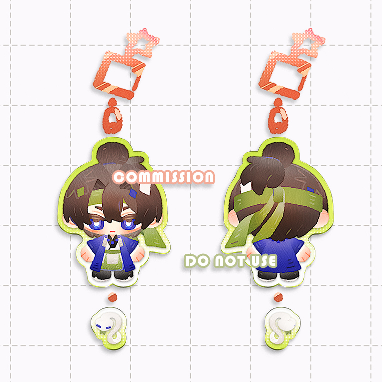 MUFUzzz's tweet photo. A commission from one of my regulars!! I've worked with her so many times, and it's always an absolute pleasure!!!So thankful for her!! 🫶🫶🫶

#VgenComm #commission #chibi #oc #keychain https://t.co/EMCX6kpVgW