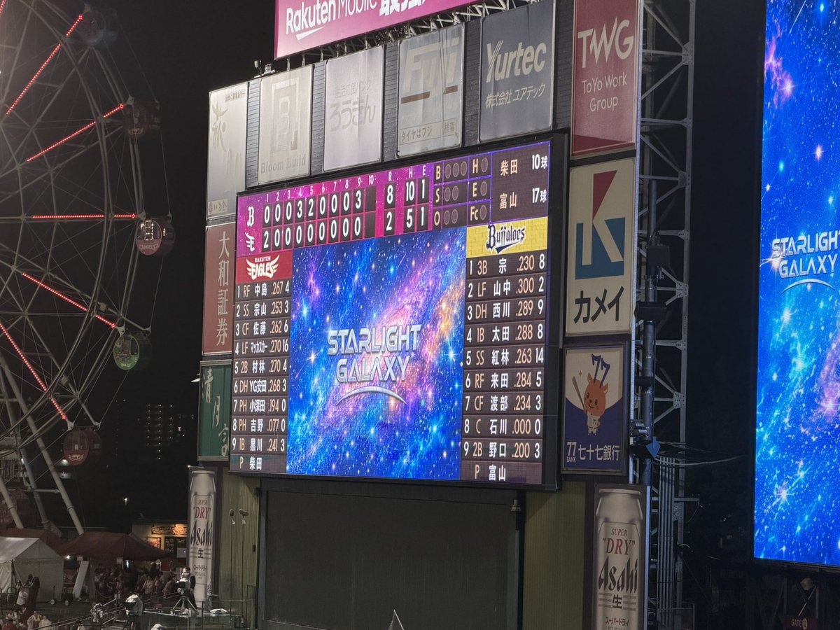 TWBC_KDM's tweet photo. 今日は初回から不穏過ぎるし雨すげーしでどうなるかと思ったけど
最後まで観てて良かったわ
すげー楽しかった！今シーズンもう一試合くらい行きたいなぁ
#Bs2026 https://t.co/KzcPCtzIG4