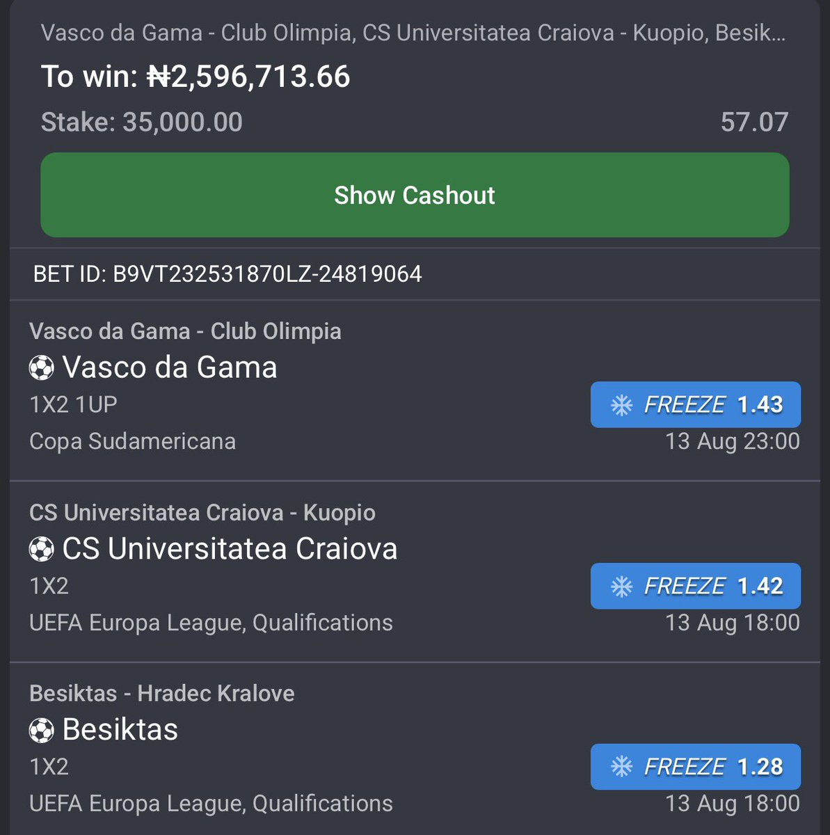 joysucex_'s tweet photo. 60,30,15

#Bet9jacode : 5MTP7PK, 5MTP9DX, 5MTPD6N. https://t.co/orZmmduZbm