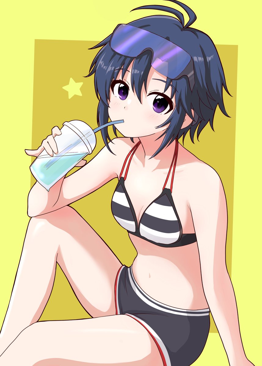 Ryokakat0801's tweet photo. @nekoninaru_ne 描くって言うてた水着まこだよ🏖️もらってね https://t.co/dQUYOS0OGc