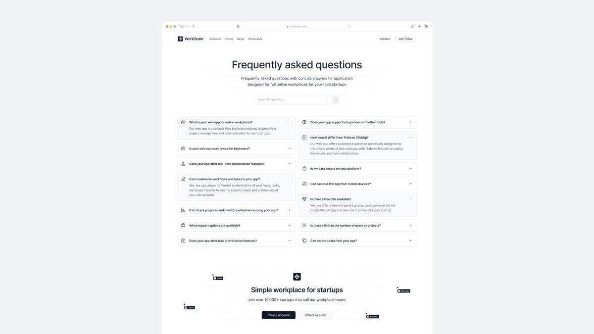 louisnstudio's tweet photo. Landing page design for a team workspace SaaS. https://t.co/C8GtKPrNVV