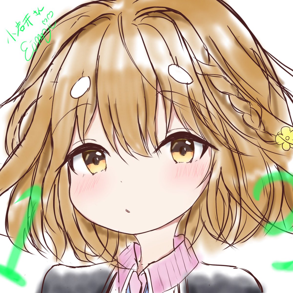 ei_illust0202's tweet photo. DAY13: 小岩井吉乃
カラーラフまでは描けるようになってきたかも…！💛𓈒𓏸
#イラスト #政宗くんのリベンジ https://t.co/qkSWJiyeVs