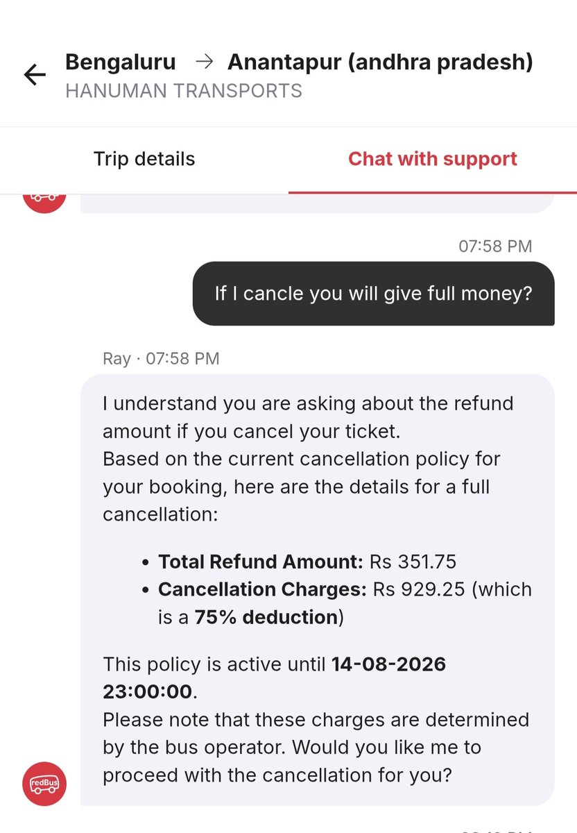 Shaikimran240's tweet photo. @redBus_in https://t.co/ZAJS4qZ0ek