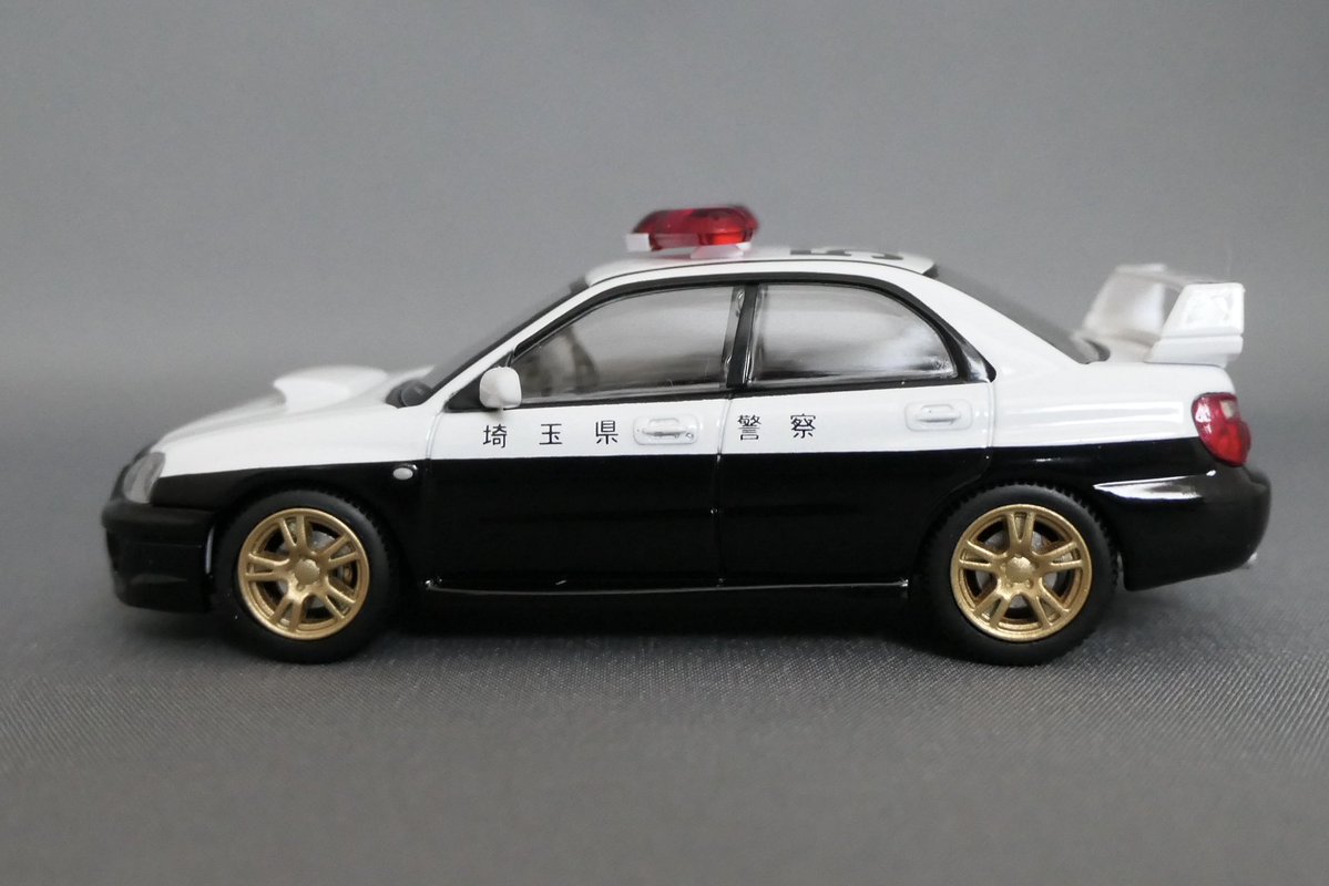 tsuyope_apy's tweet photo. トミカリミテッドヴィンテージネオ「インプレッサ WRX STi パトロールカー（埼玉県警察）」
GDB涙目のパトカーです。
スケールは1/64
フロントグリルの警告灯は好みで自分でつけるのですが、上手く出来る自信がないので付けていません💦
#tlvneo #wrx  #ミニカー https://t.co/CWdiphTMB8