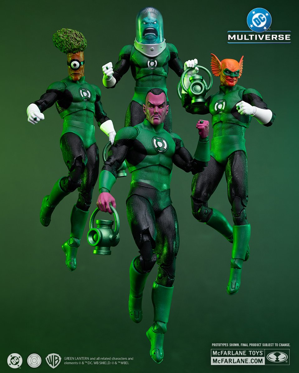 mcfarlanetoys's tweet photo. Stay tuned for Green Lantern Corps™ pre-orders COMING SOON! Here is a first look at Sinestro™, Medphyll™, Naut Ke Loi™, and Ghr'll™ with MORE to come...  

#McFarlaneToys #DCMultiverse #GreenLantern #Sinestro #GreenLanternCorps https://t.co/gf9xvMHMpI