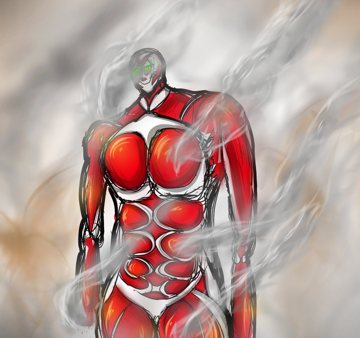 S5___arts's tweet photo. A random titan I've drawn last week, idk why

#aot https://t.co/1zuExkWs0F