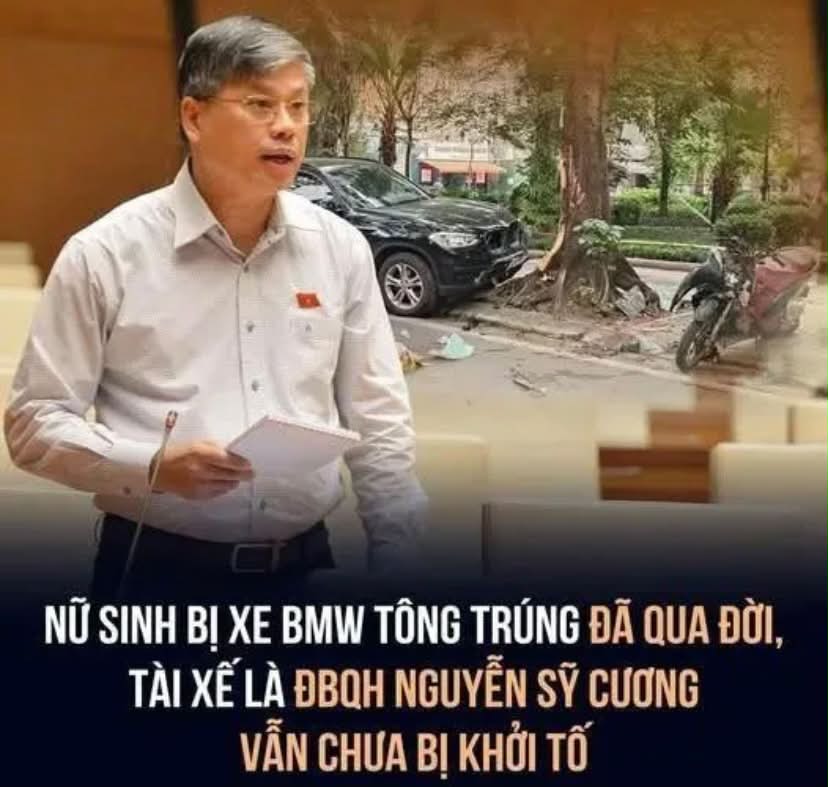 khanhvyne123's tweet photo. Nguyen Sy Cuong is a Vietnamese politician. He was a member of the 14th National Assembly of Vietnam. After drinking alcohol, he stabbed an 18-year-old female student to death, but has not yet been prosecuted because he works for the state. NGUYEN SY CUONG! A LIFE FOR A LIFE! https://t.co/XNFzzmPSrr
