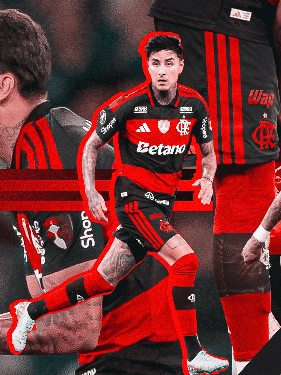 Flamengo's tweet photo. Com raça até o fim, Mengão busca o empate fora de casa na Libertadores e vai decidir a partida no Maraca junto com a Nação! VAMOS, FLAMENGO! 🔴⚫️

#CarrosselDaPartida https://t.co/Dfk0npRUpC