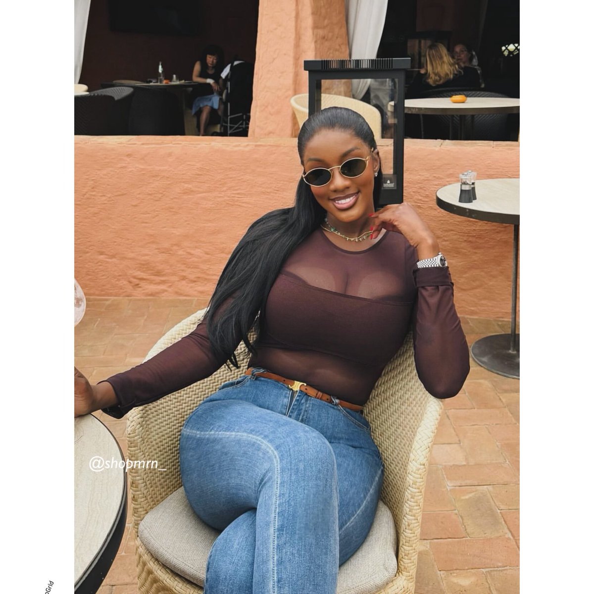 shopmrn_'s tweet photo. Combined Mesh Bodysuit 
Sizes: S, M, L
Colours: Black, Brown
Price: 27,000NGN
Brand: UK https://t.co/ZtbNqrw1w1