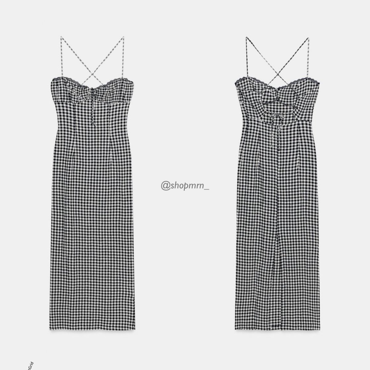 shopmrn_'s tweet photo. Gingham Midi Dress
Sizes: S, M, L
Colours: Display Colour 
Price: 34,000NGN
Brand: UK https://t.co/NDPjyH18LU