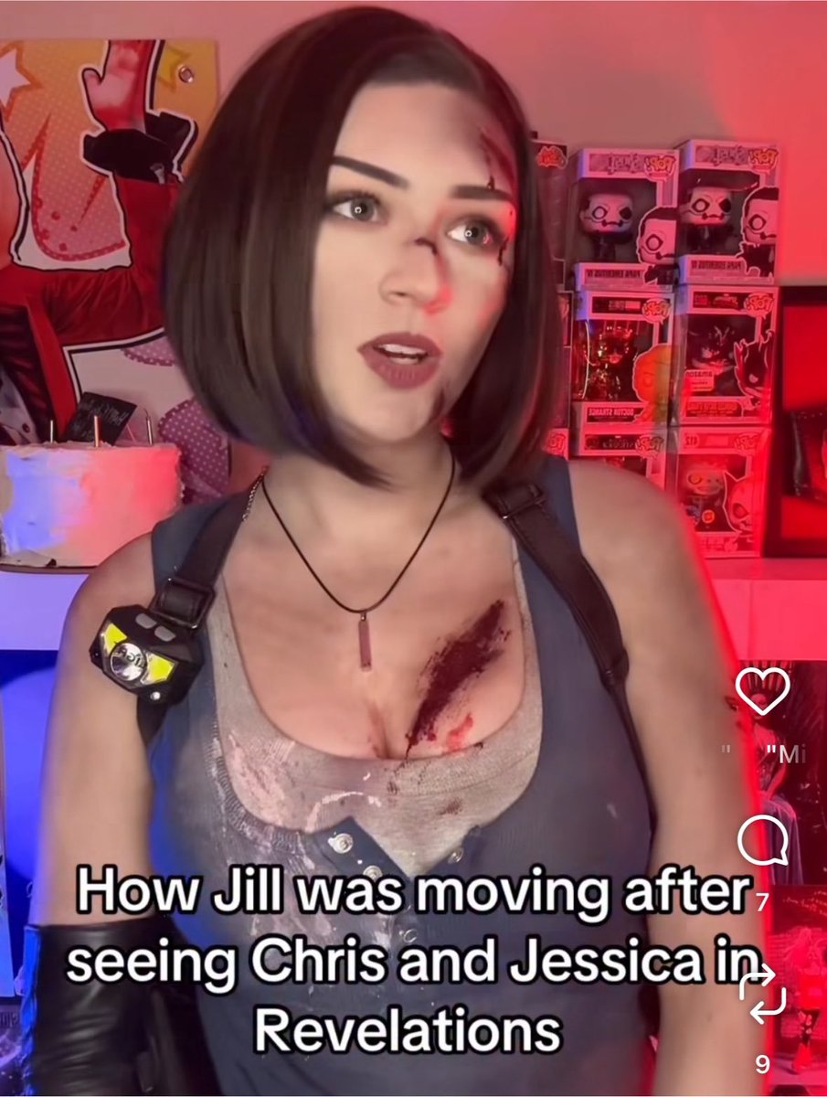 _LesbianJill's tweet photo. PAREM DE MOSTRAR ESSA GAROTA NA TL!

É uma pena uma menina tão talentosa ser tão insuportável e misógina. Só fala de ship, mulheres de RE pra ela são basicamente acessório dos homens, e claro, mal tocou nos jogos 💀 https://t.co/ATJLLHrRSb