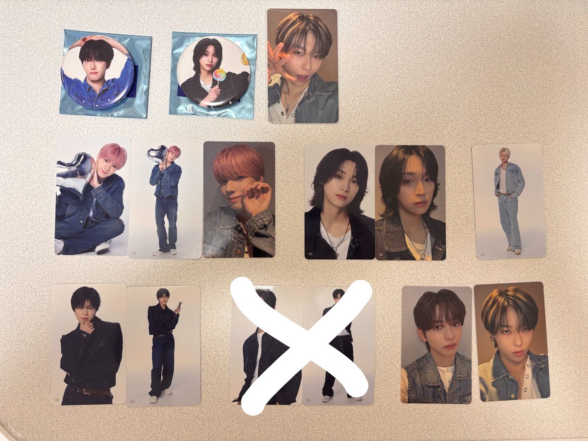 hj_zda's tweet photo. KO1KEYZ コイキーズ 1st FAN MEETING
ファンミ グッズ トレカ

【譲】
缶バ ▶︎シヨン、小野
ト��カ▶︎矢田、阿部、照井、杉山、
加藤、濱田、小野
画像参照

【求】 柳谷伊冴
 7000円トレカは同一のものとの交換

･郵送希望 

お気軽にお声掛けください🙇 https://t.co/oP3TBy60XJ