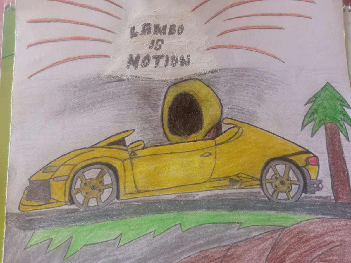 cryptovnzl's tweet photo. Here is my very creative and original drawing: a ride in this Lambo, and we conquer the city streets.. 💪🚀
Let's aim for more, community—the second bull run is here; join us.

@motiontip @Retardiomaxxing https://t.co/7TVEWIk4Uk