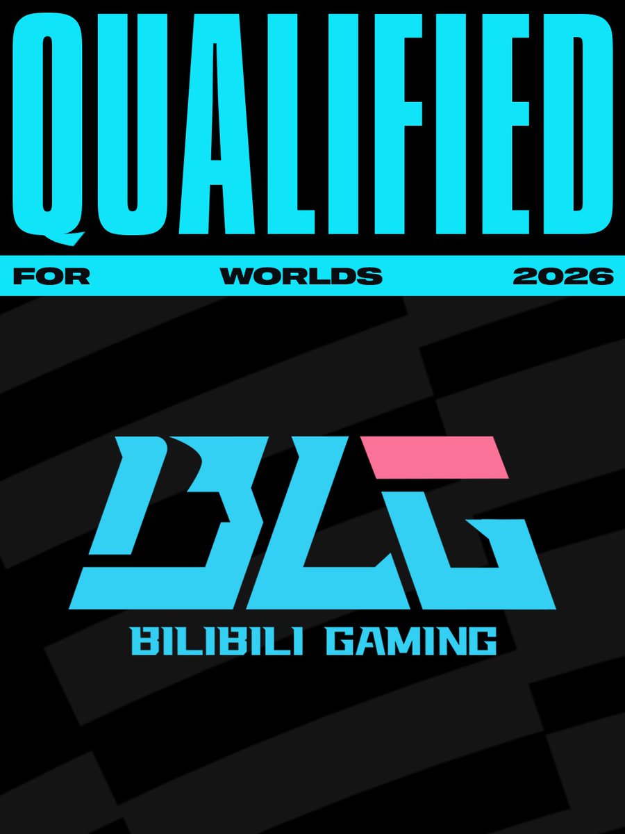 lolesports's tweet photo. WELCOME TO WORLDS: 

Congratulations to @BilibiliGaming on being the first #LPL team to qualify for the 2026 World Championship! https://t.co/vZMtrnjLF2