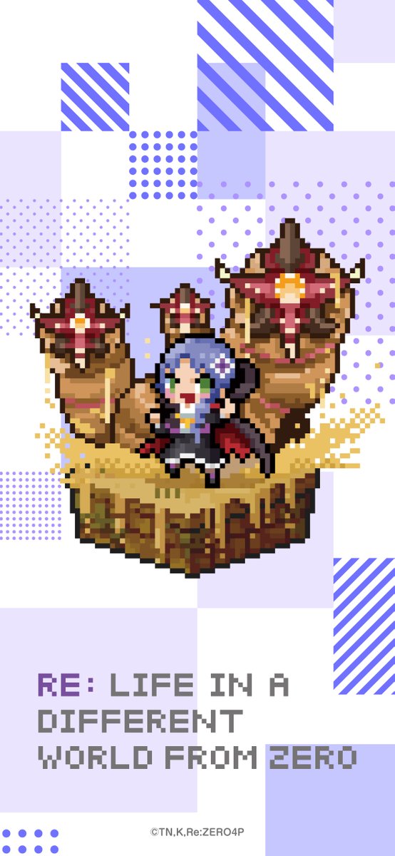 Rezero_official's tweet photo. ◪デジコン配布◪

TVアニメ「Re:ゼロから始める異世界生活」
4th season 待ち受け壁紙をプレゼント。

ドットビジュアル
戦闘バージョンをお届け⚔️✨
ぜひお好きなものをご使用ください✨

#リゼロ #rezero https://t.co/lsxyL6Fkbg