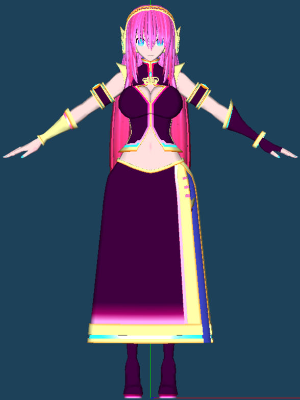 Air_Clone_Ex's tweet photo. 【VOCALOID】【巡音ルカ】
(修正)
鏡音リンの修正が終わったので、次は”巡音ルカ„の修正です。
そのコスチュームを考えて感じに変えて完成して作ってみました。 https://t.co/jIeVWsIov8