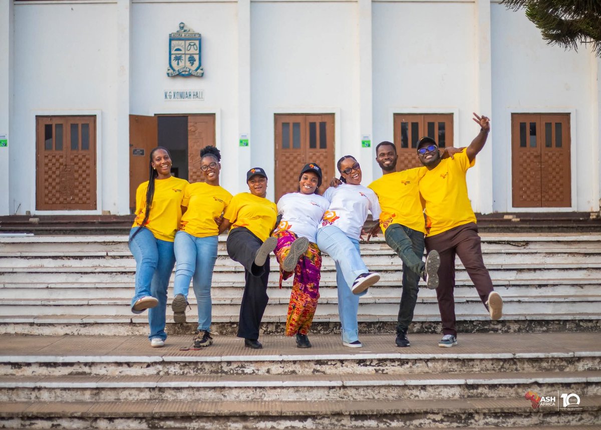 ASHAfrica_'s tweet photo. Some of the faces behind the #ASHAfrica BOLD MOVES.
Team energy after a successful youth engagement through the ASH Africa Youth Engagement Series (AYES).
#ASHAfrica #ASH #AYES #BoldMoves #10YearsOfASHAfrica https://t.co/AiyxzAalyl