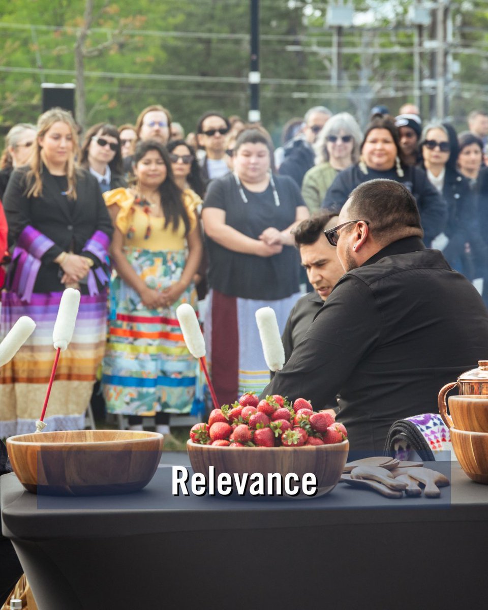 UTSC's tweet photo. 💙 Relevance: Education must be relevant to self-determination, language revitalization and well-being of Indigenous communities, shaped by generations of lived experience and relationships with the land. https://t.co/VPVOXHAvNT