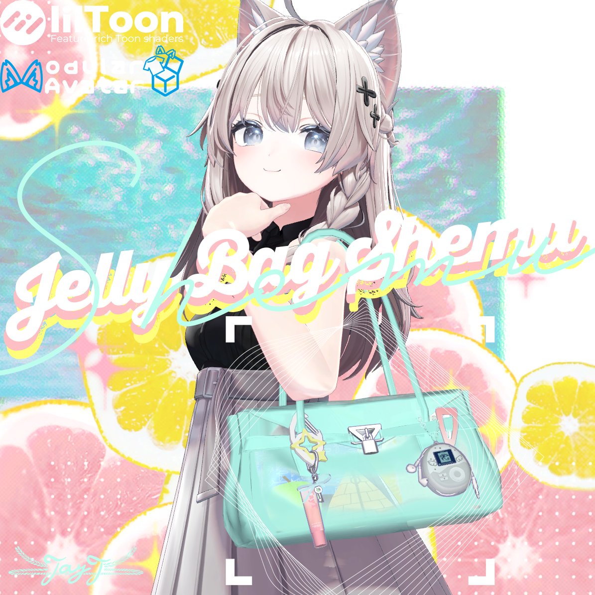 TayT_vrc's tweet photo. うまく画像はれてなかった💦
「JellyBag Shemu」の着用画像です。
可愛いジェリーバッグ40％offセールやってます
https://t.co/W9qDjwEme1 https://t.co/hUBfgRx5kv