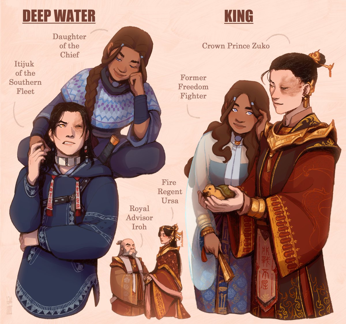 DemaParbat's tweet photo. ZK Week 2026 day 5: Legacy

AU summaries in the quotes!

#zutara #zkweek2026 #zutaraweek2026 #DeepWaterAU #KINGAU https://t.co/Mf5WnnGOSK
