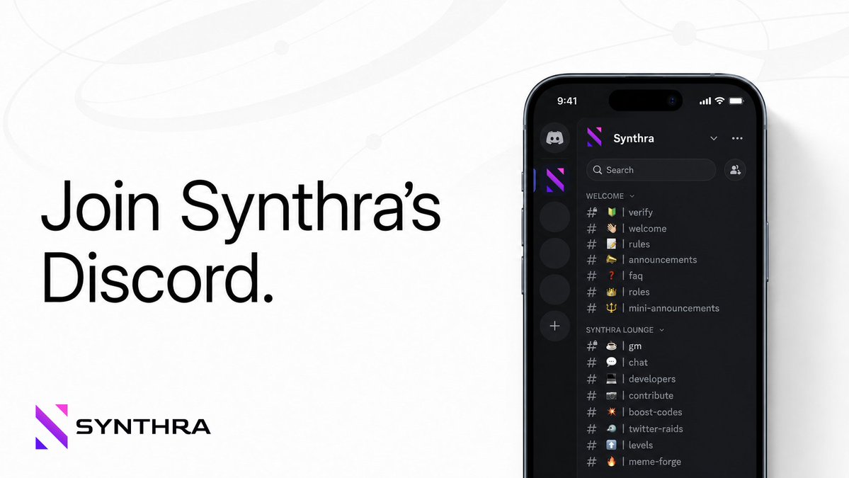 synthra_finance's tweet photo. Synthra is more than a protocol. It’s a community building the future of onchain trading together.

Join our Discord for early updates, product previews, community events, and everything leading up to mainnet.

→ https://t.co/WX801tnxRK https://t.co/8Xok6lgdix