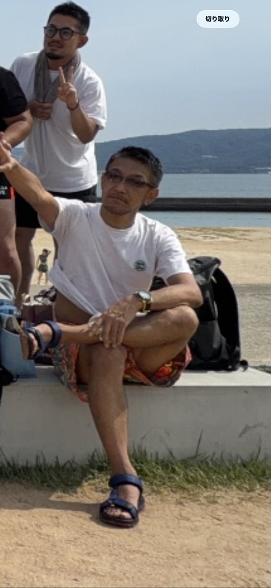 number001001's tweet photo. 今日は実家へ。
友達が帰り道で海水浴やったので、寄り道して合流😁 https://t.co/BaQGZRDrGE