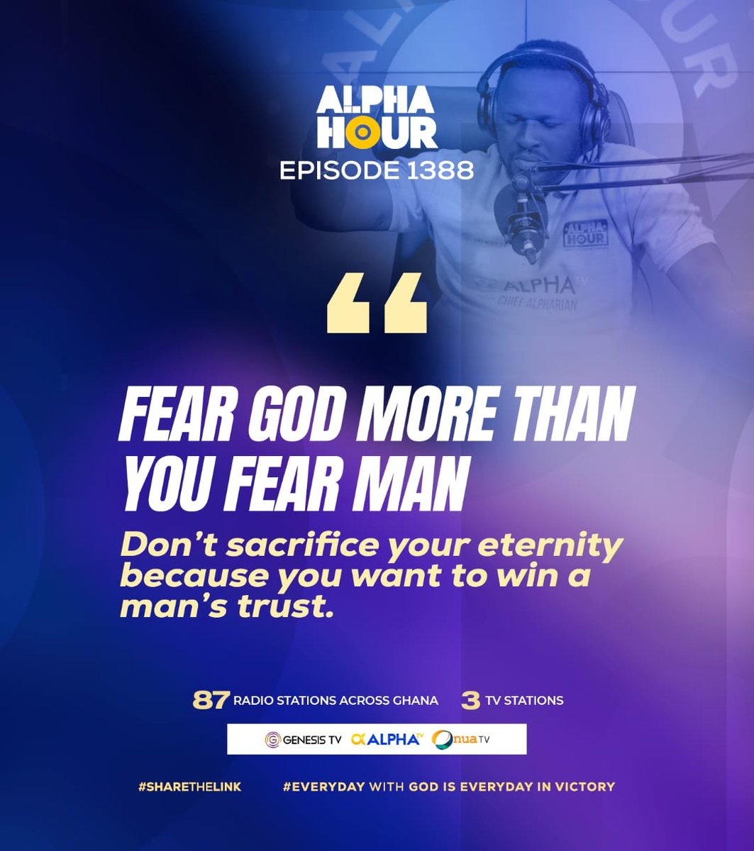 genesistvgh's tweet photo. FEAR GOD ABOVE ALL 

#AlphaHourWithPastorElvis https://t.co/7G5VOX3H1h