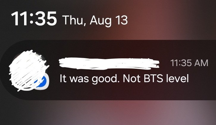 thebtstimes's tweet photo. my mom went to a concert last night and this was her response😭 https://t.co/1ZN6wFgyoC